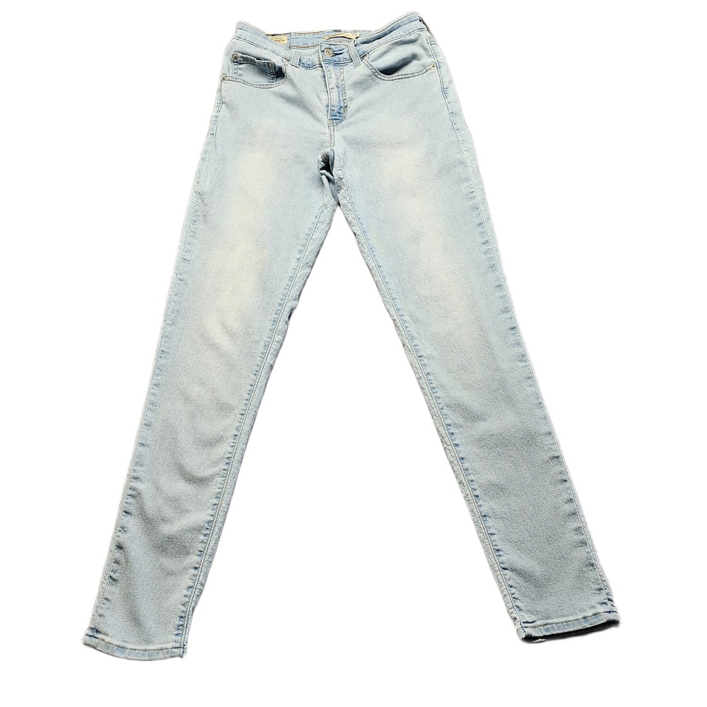 Levi's 721 Jeans Womens 27 Blue Denim Light Wash High Rise Skinny Leg Streetwear